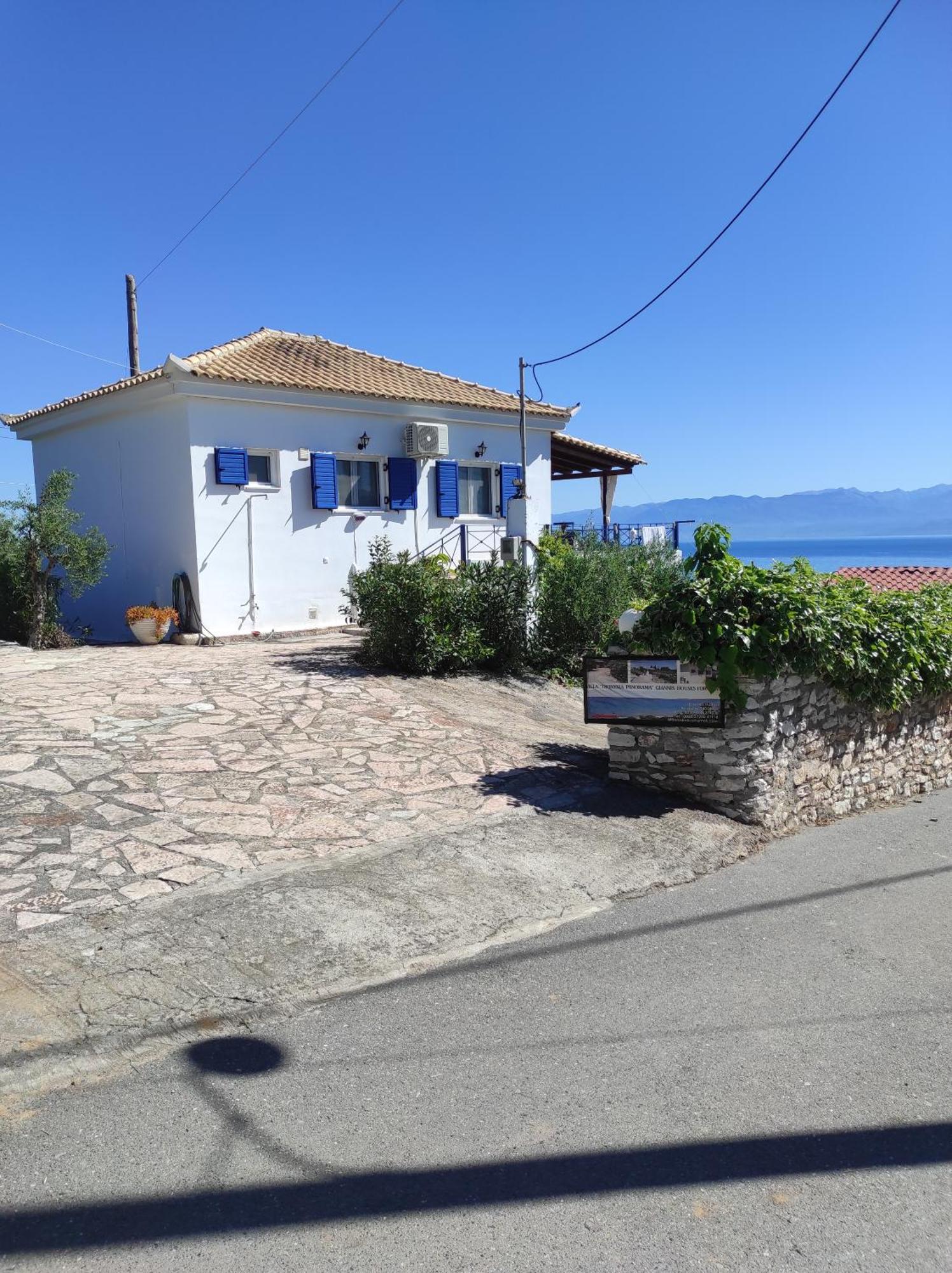 Villa Panorama Michalis Haikos Two Minutes Walk To The Beach Peroulia Kómboi Exteriér fotografie